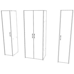 Шкаф Haaus Malmo V4 165 cm (Anthracite/White Oak) Thumb