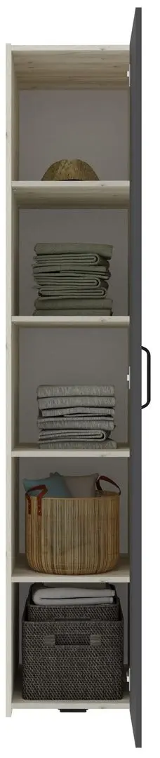 Шкаф Haaus Malmo V4 165 cm (Anthracite/White Oak)