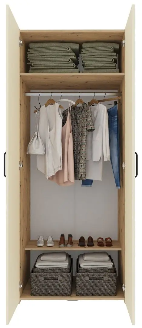 Шкаф Haaus Malmo V4 165 cm (Clay/Artisan Oak)