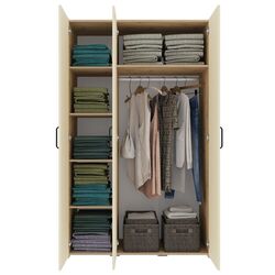 Dulap Haaus Malmo V5 cu oglinda 200 cm (Clay/Artisan Oak) Thumb