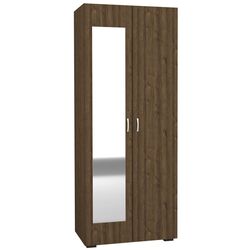 Dulap Haaus Nero 2D cu oglinda 200x80 cm (Bronze Oak) Thumb