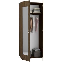 Dulap Haaus Nero 2D cu oglinda 200x80 cm (Bronze Oak) Thumb