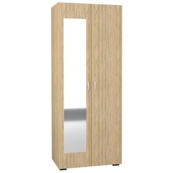 Dulap Haaus Nero 2D cu oglinda 80x200 cm (Sonoma Oak) Thumb