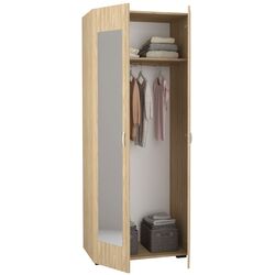 Dulap Haaus Nero 2D cu oglinda 80x200 cm (Sonoma Oak) Thumb