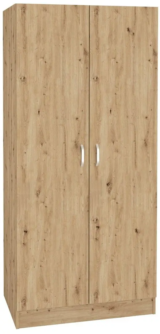 Dulap Haaus Remi 2D cu rafturi 170x80 cm (Artisan Oak)