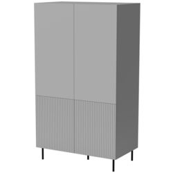 Dulap Halmar Asensio S-1 (Light Grey/Black) Thumb