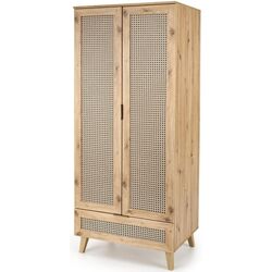 Dulap Halmar Borneo S-1 (Artisan Oak/Black) Thumb