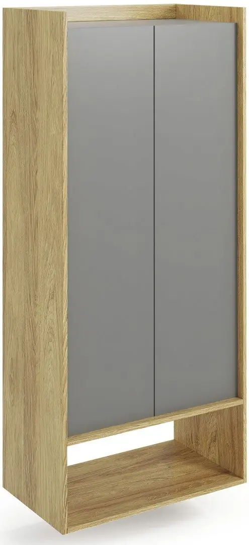 Dulap Halmar Mobius 2D suspendat (Hickory Natural/Gray Dusty)