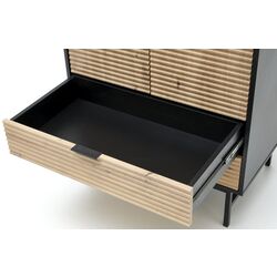 Шкаф Halmar Murano S-1 (Artisan Oak/Black) Thumb