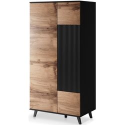 Шкаф Halmar Random S-1 (Wotan Oak/Black) Thumb