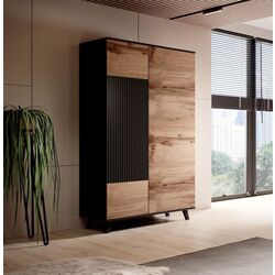 Dulap Halmar Random S-1 (Wotan Oak/Black)