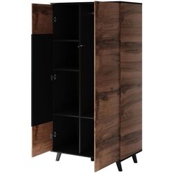 Шкаф Halmar Random S-1 (Wotan Oak/Black) Thumb