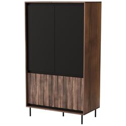 Шкаф Halmar Swing S-1 (Walnut/Black) Thumb