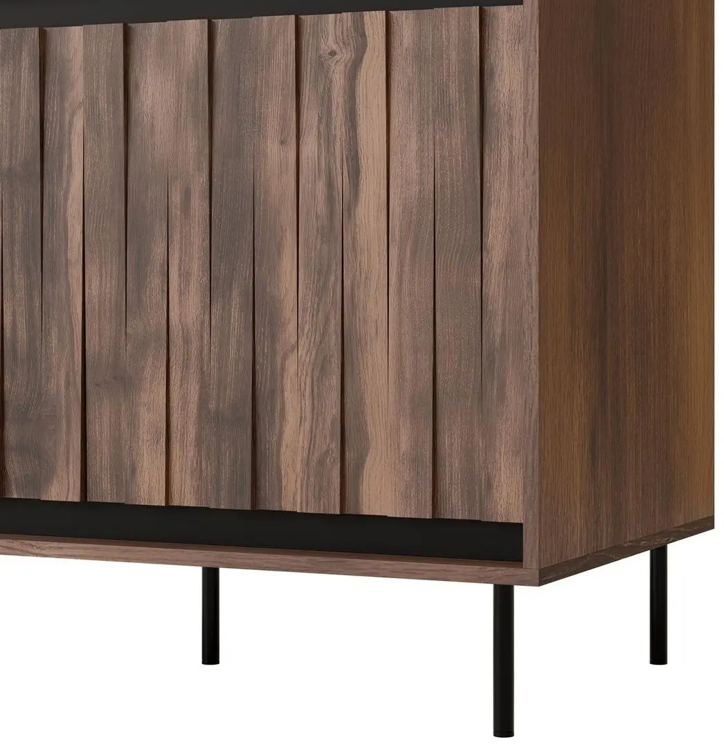 Шкаф Halmar Swing S-1 (Walnut/Black)