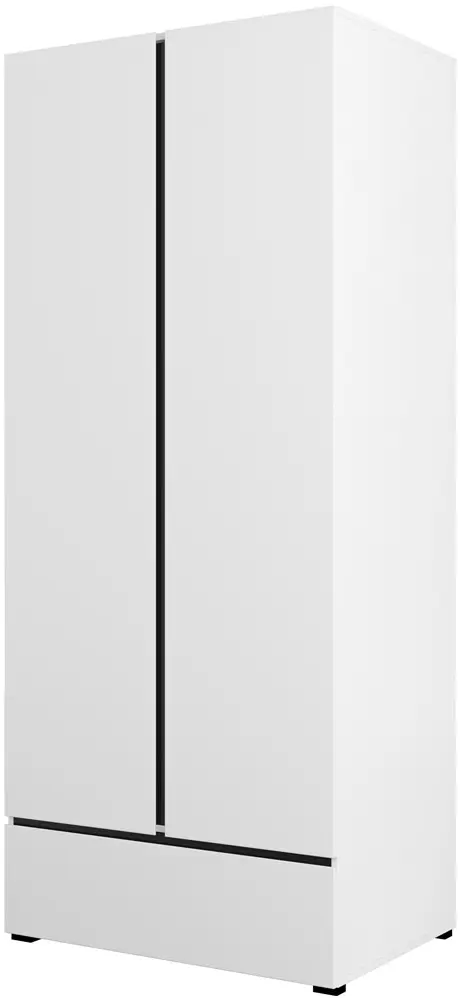 Dulap Helvetia Cross 249WMY18 (White/Black)