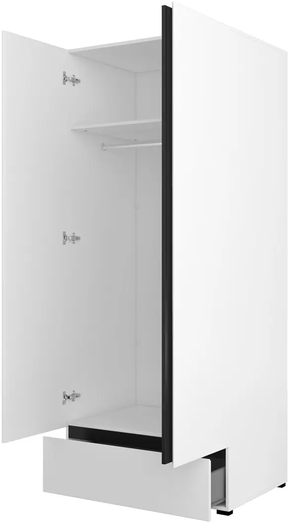 Dulap Helvetia Cross 249WMY18 (White/Black)