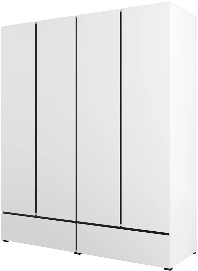 Шкаф Helvetia Cross 249WMY20 (White/Black)