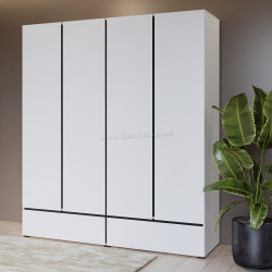 Шкаф Helvetia Cross 249WMY20 (White/Black)