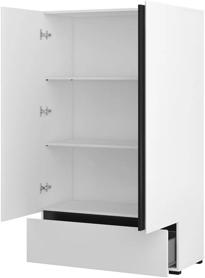 Шкаф Helvetia Cross 249WMY38 (White/Black)