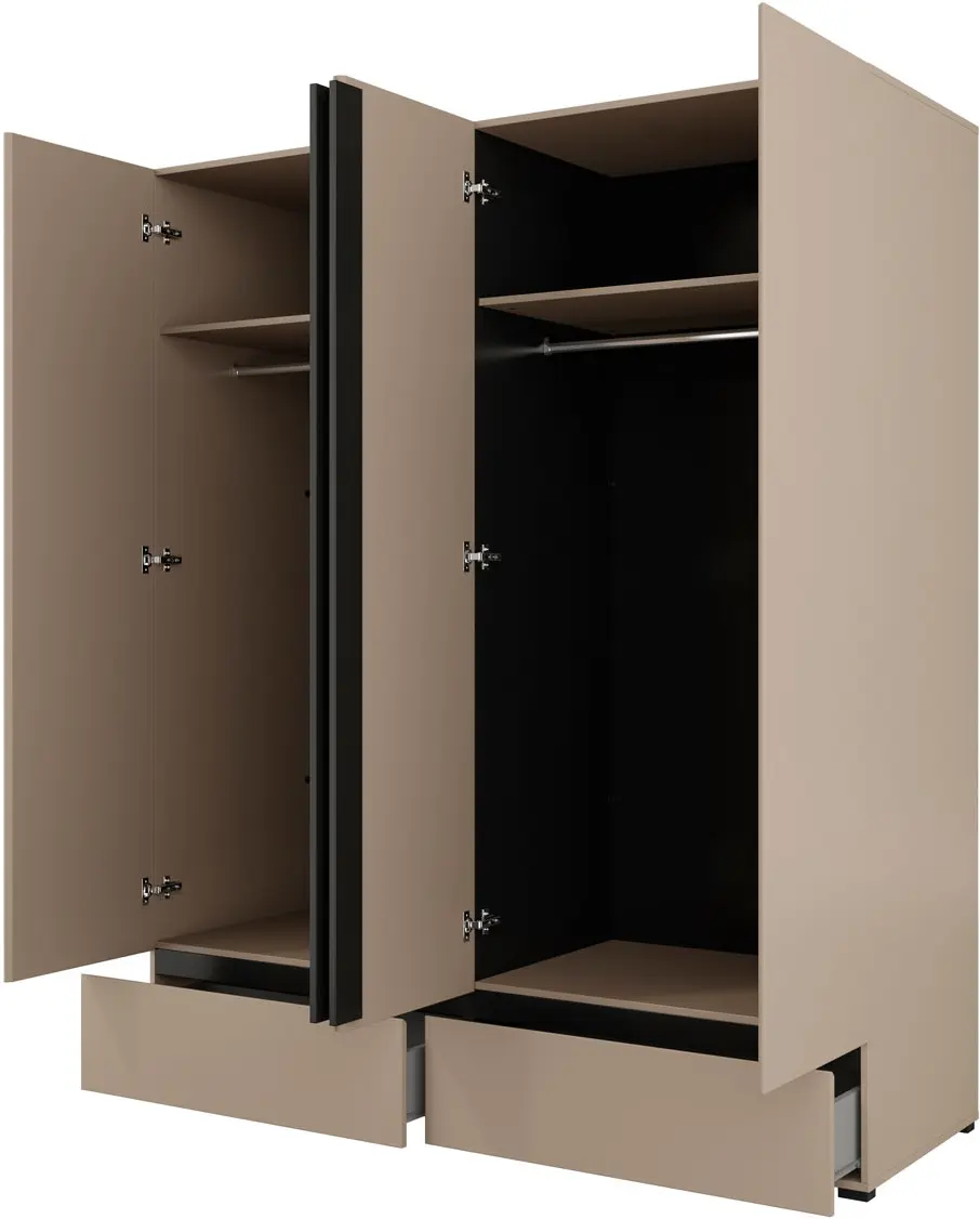 Dulap Helvetia Cross 24CWMY20 (Congo/Black)