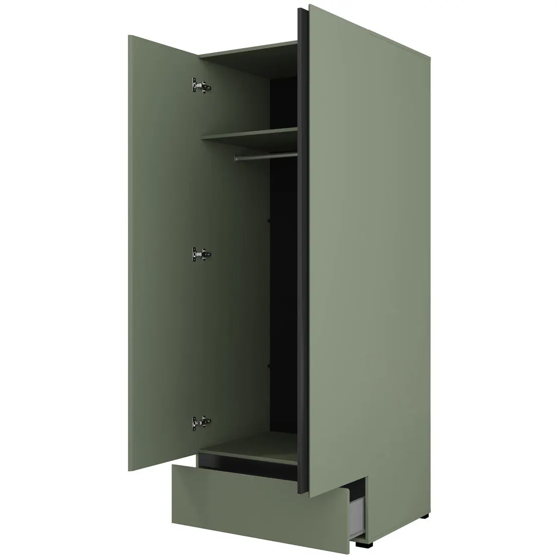 Шкаф Helvetia Cross 24GWMY18 (Green/Black) - 3