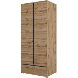 Dulap Helvetia Cross 24N6MY18 (Wotan Oak/Black) Thumb