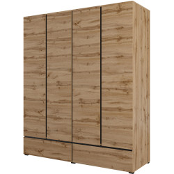 Шкаф Helvetia Cross 24N6MY20 (Wotan Oak/Black) Thumb