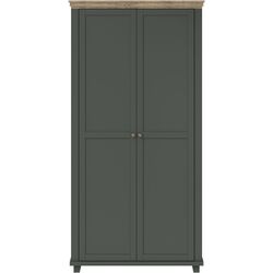 Dulap Helvetia Evora №18 2D (Green/Lefkas Oak) Thumb