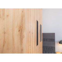 Dulap Helvetia Halle S 4D2SZ (Wotan Oak/Black) Thumb