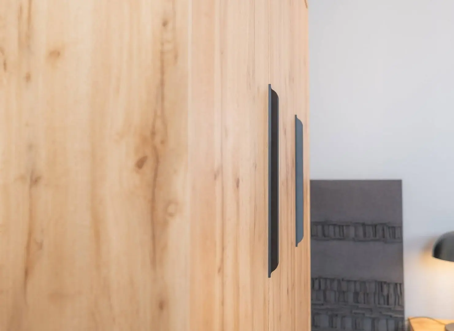 Dulap Helvetia Halle S 4D2SZ (Wotan Oak/Black)