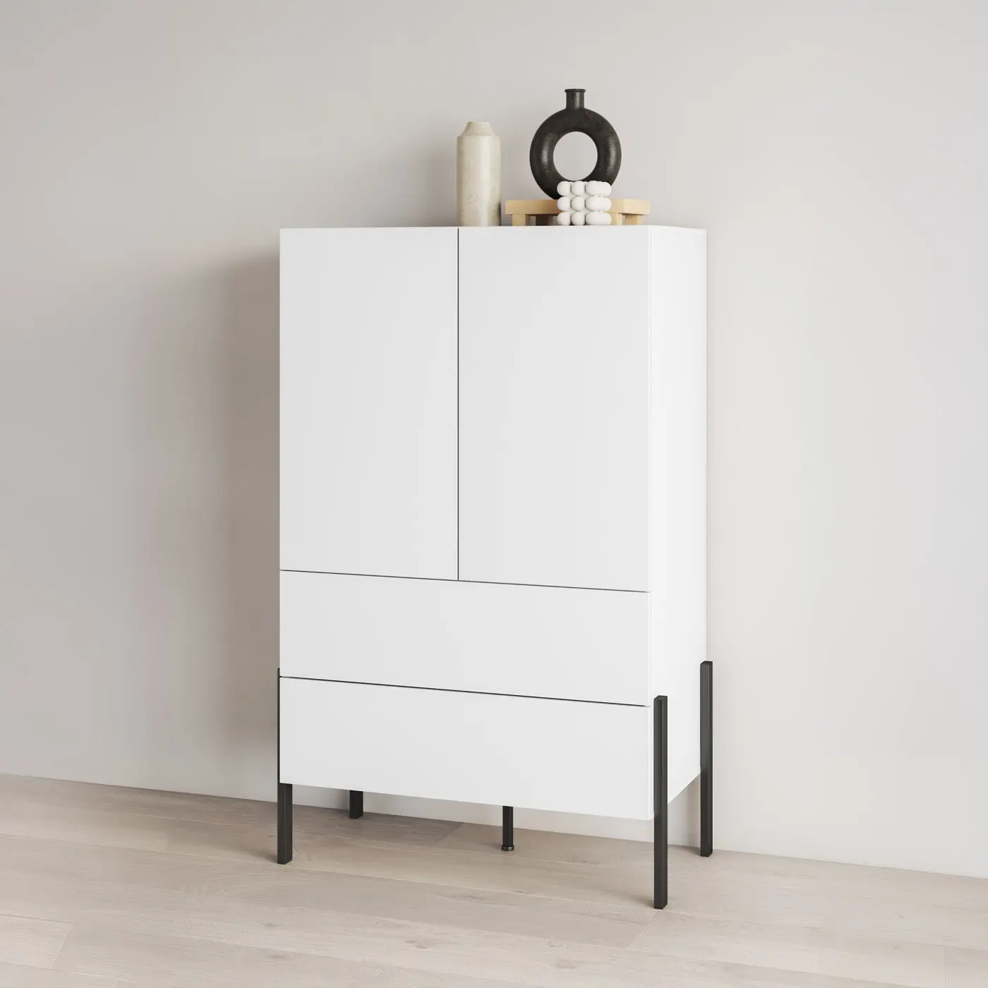 Dulap Helvetia Jukon 2497ND38 (White)