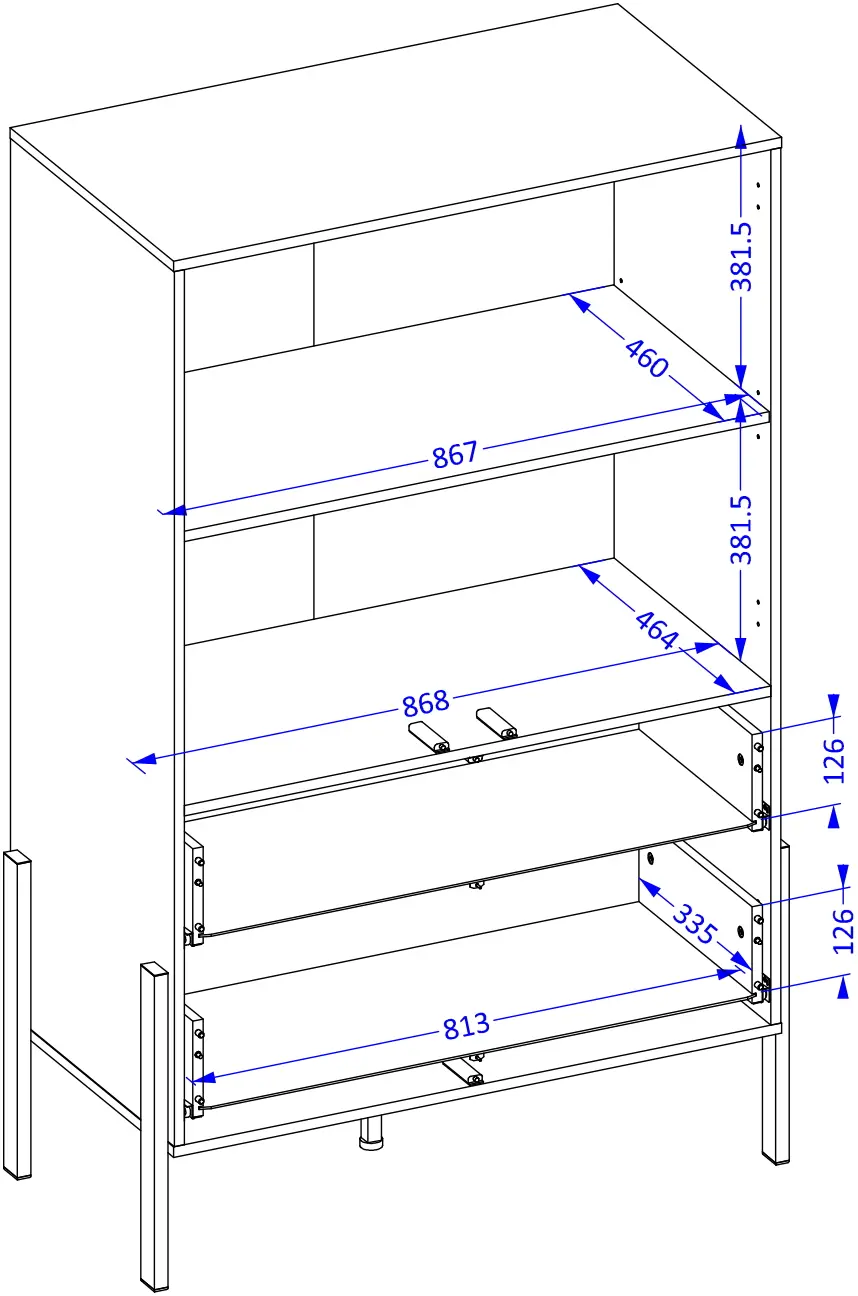 Dulap Helvetia Jukon 24KSND38 (Cashmere)