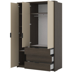 Шкаф Helvetia Mola 24D1OI19 (Dunin oak/Light beige) Thumb