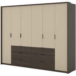 Шкаф Helvetia Mola 24D1OI29 (Dunin oak/Light beige) Thumb