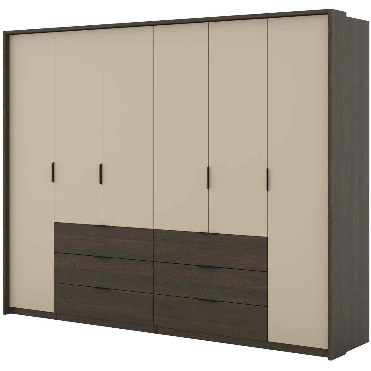 Шкаф Helvetia Mola 24D1OI29 (Dunin oak/Light beige) - 2