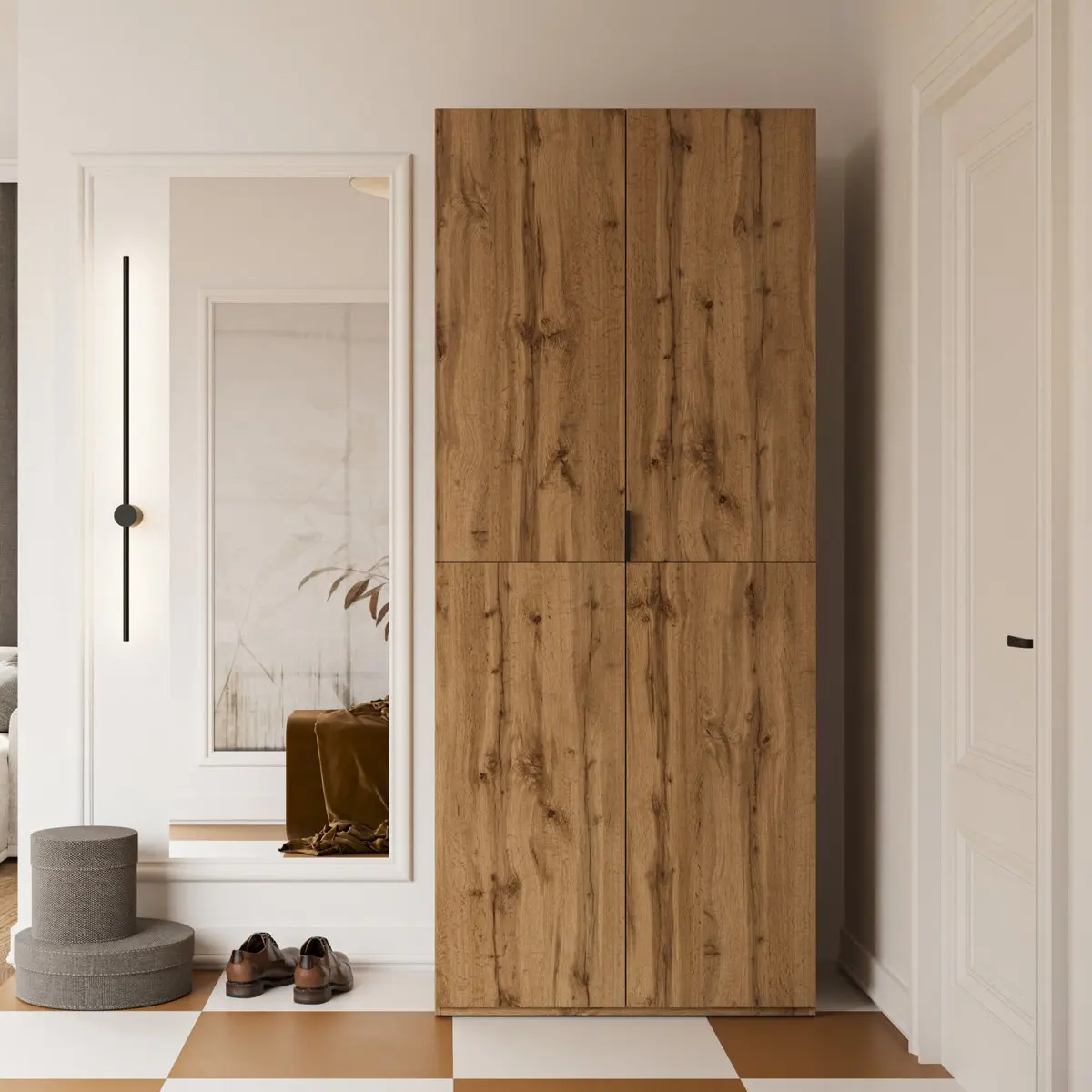 Шкаф Helvetia Montana 24N0OL18 (Wotan Oak) - 9