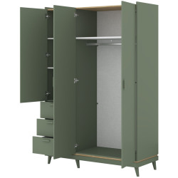 Шкаф Helvetia Scandi 24GDOH19 (Faded green/Oiled oak) Thumb