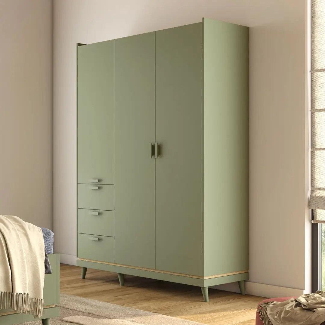 Шкаф Helvetia Scandi 24GDOH19 (Faded green/Oiled oak)