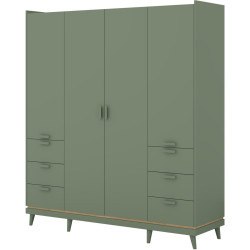 Шкаф Helvetia Scandi 24GDOH20 (Faded green/Oiled oak) Thumb
