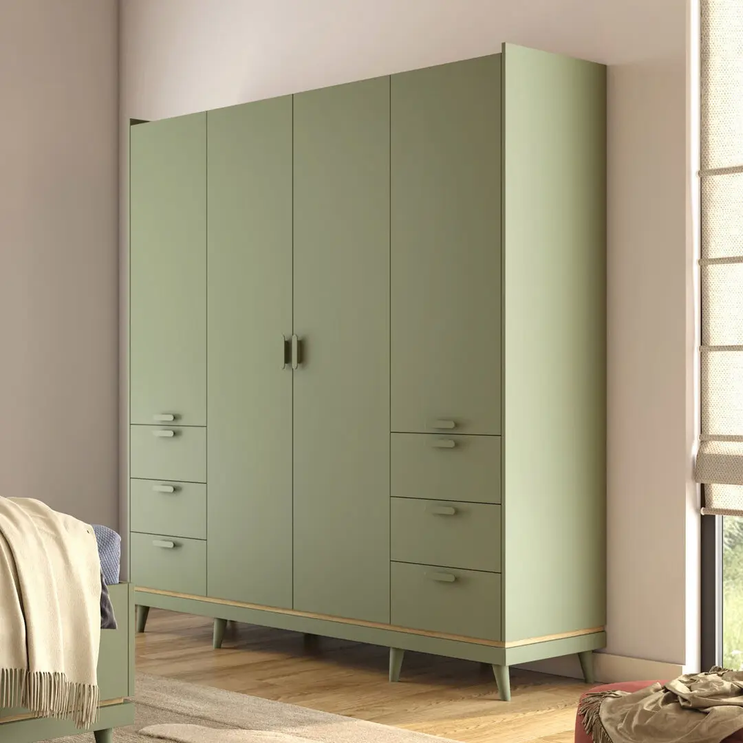 Шкаф Helvetia Scandi 24GDOH20 (Faded green/Oiled oak)