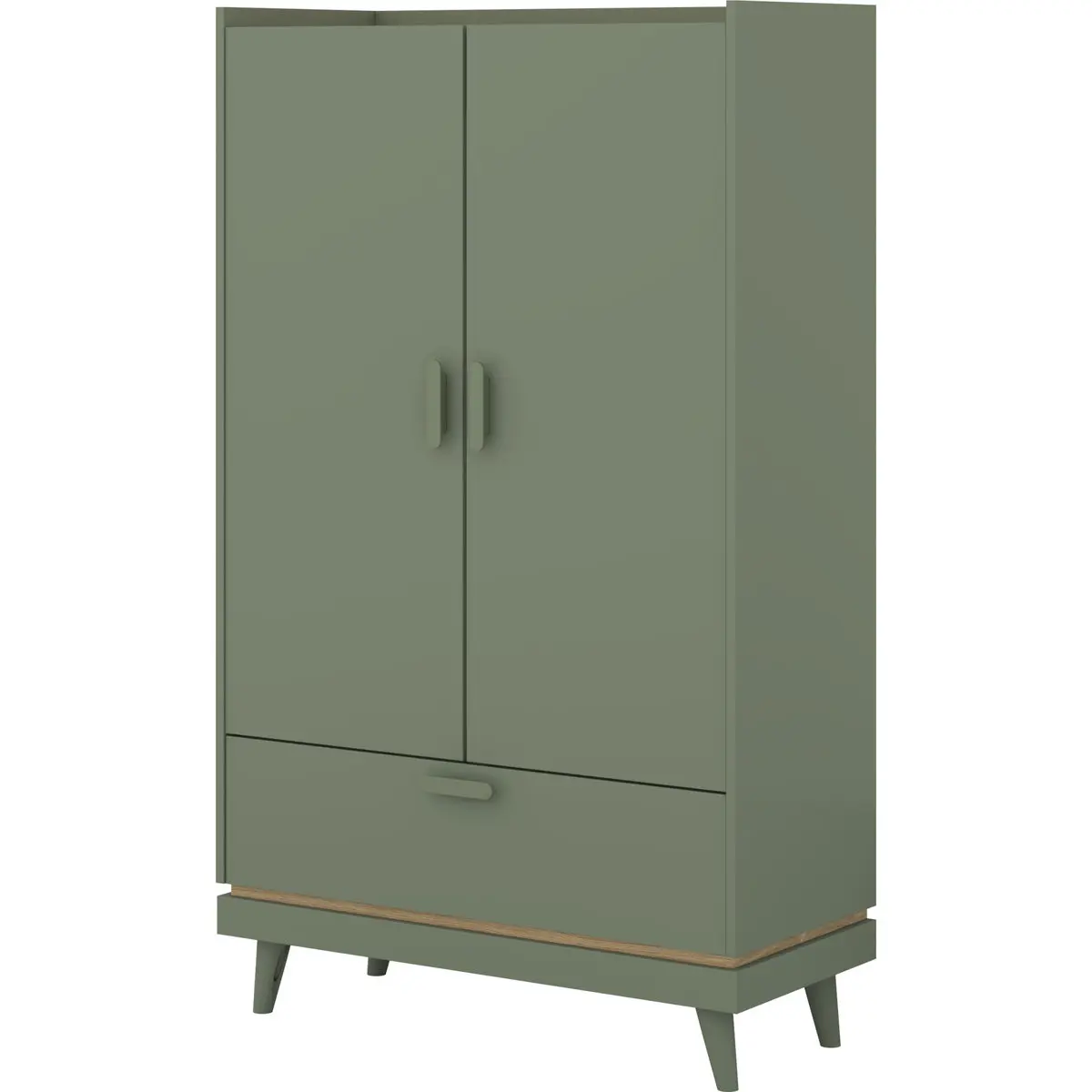 Шкаф Helvetia Scandi 24GDOH38 (Faded green/Oiled oak) - 2