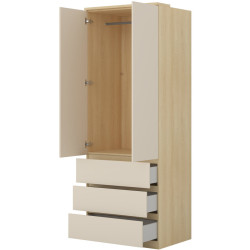 Dulap Helvetia Terra 24LBON68 (Lindberg Oak/Sand Beige) Thumb