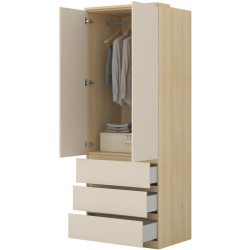 Dulap Helvetia Terra 24LBON68 (Lindberg Oak/Sand Beige) Thumb