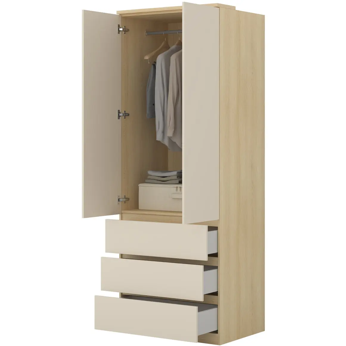 Dulap Helvetia Terra 24LBON68 (Lindberg Oak/Sand Beige) - 4