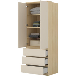 Dulap Helvetia Terra 24LBON68 (Lindberg Oak/Sand Beige) Thumb