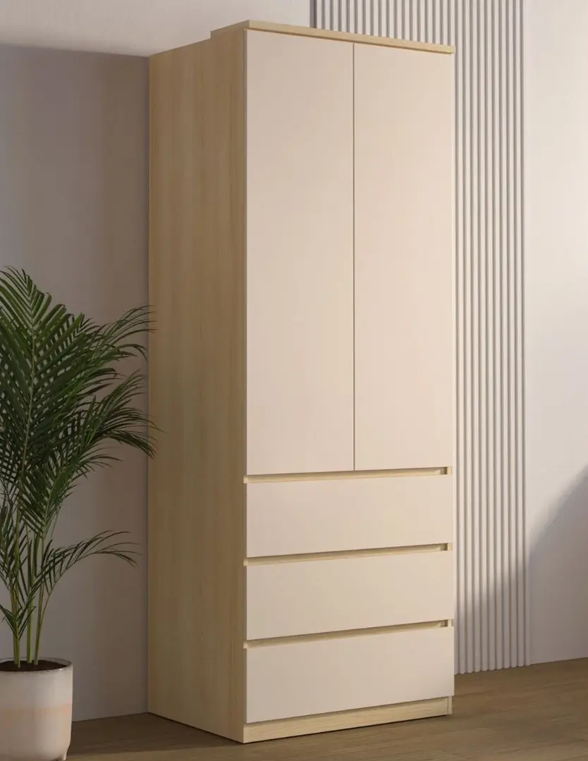 Dulap Helvetia Terra 24LBON68 (Lindberg Oak/Sand Beige)