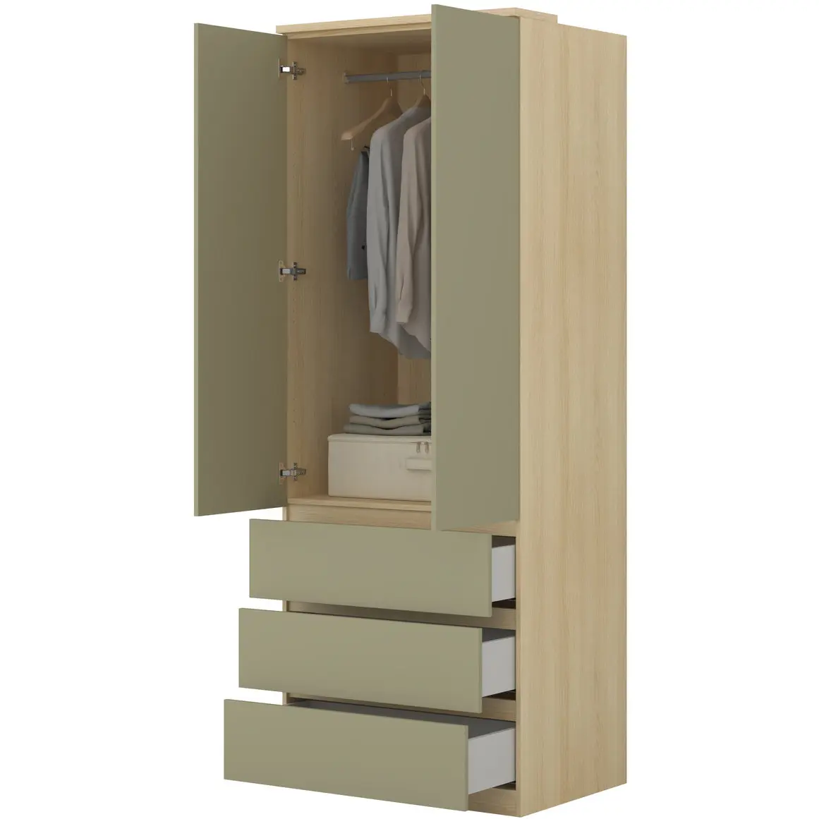 Dulap Helvetia Terra 24LEON68 (Lindberg Oak/Eucalyptus) - 4