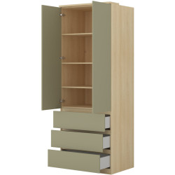 Dulap Helvetia Terra 24LEON68 (Lindberg Oak/Eucalyptus) Thumb
