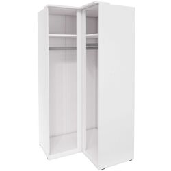 Шкаф угловой Helvetia Optima №16 (White/White Gloss) Thumb