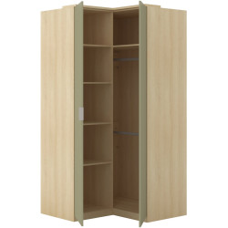 Шкаф угловой Helvetia Terra 24LEON16 (Lindberg oak/Eucalyptus) Thumb